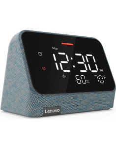 Lenovo Smart Clock Essential Azul con Alexa - Reloj Inteligente