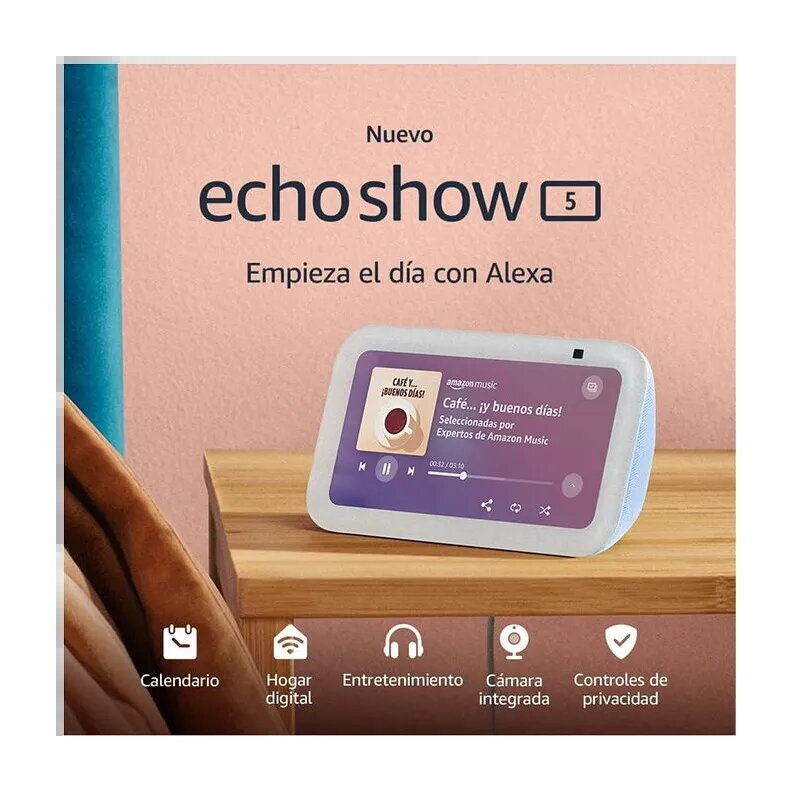 Amazon Echo Show 5 Gris | Pantalla Inteligente con Alexa - TiendaCPU