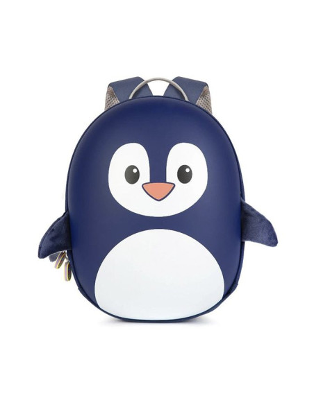 Mochila de colegio Boppi Tiny Pinguino Azul  - TiendaCPU