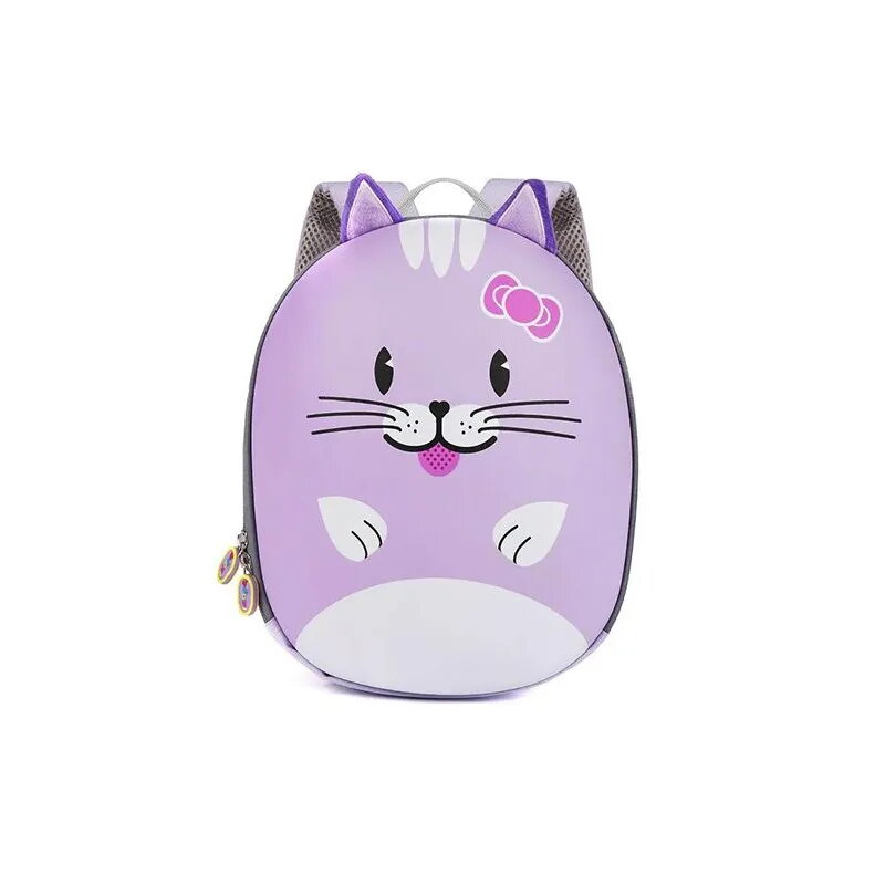 Mochila Boppi Tiny Prescolar Gato Morado - Vuelta al Cole