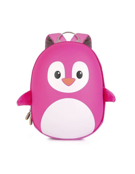 Mochila Boppi Tiny Prescolar Pingüino Rosa - Vuelta al Cole