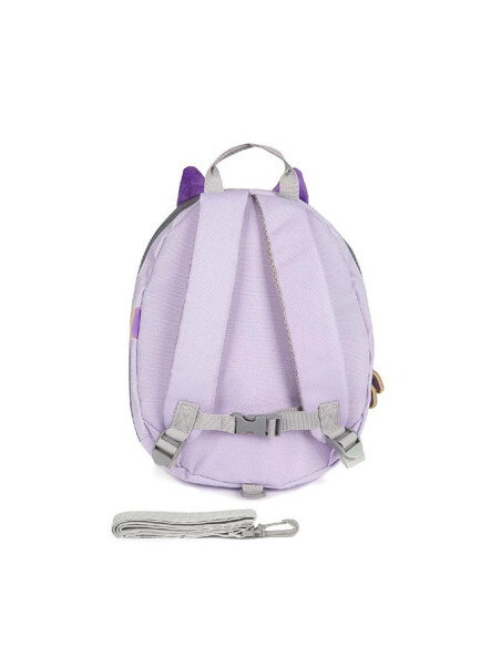 Mochila Boppi Tiny Prescolar Gato Morado - Vuelta al Cole