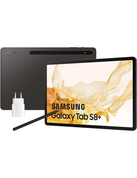 Galaxy Tab S8+ Wifi 8/256GB Black Samsung Tablet56GB - TiendaCPU