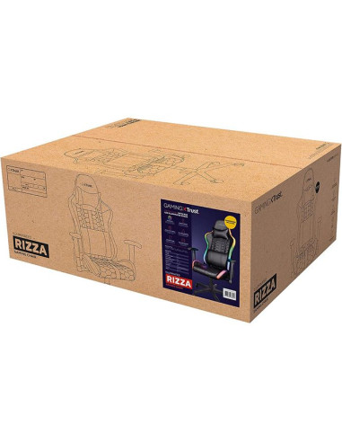TR Siege Rizza GXT 716 LED Gaming Chair Black - TiendaCPU