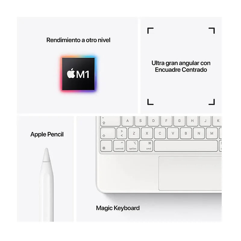 Apple 2021 iPad Pro 11" Wi-Fi 2 TB (3.ª generación) Gris Espacial - Tablets