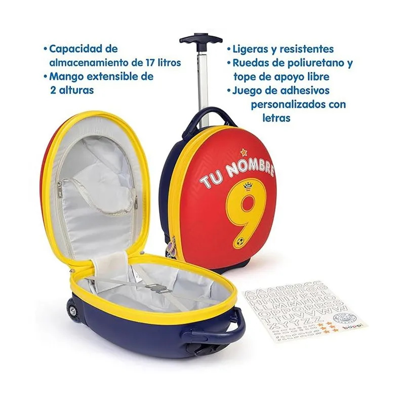 Maleta Boppi Tiny Trekker Trolley Eurocopa 24 España - Deporte y Ocio