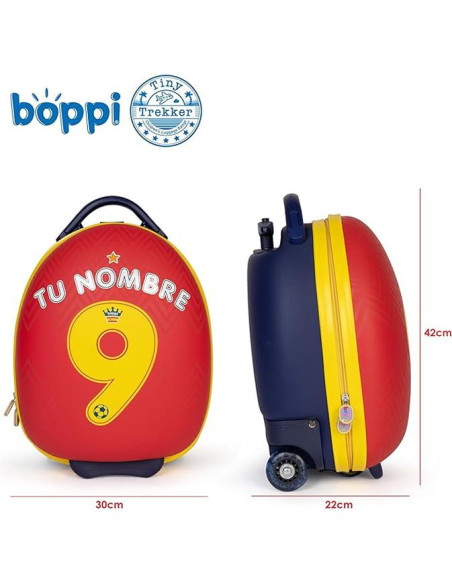 Maleta Boppi Tiny Trekker Trolley Eurocopa 24 España - Deporte y Ocio