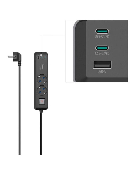 ReHletaHHama USB-C 65W | Carga Portátiles y Móviles - TiendaCPU