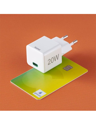 Qualcom 20W USB-C Mini HAMA Charger - TiendaCPU