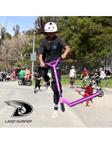 Purple Skull Stunt 360 Pro Scooter - TiendaCPU