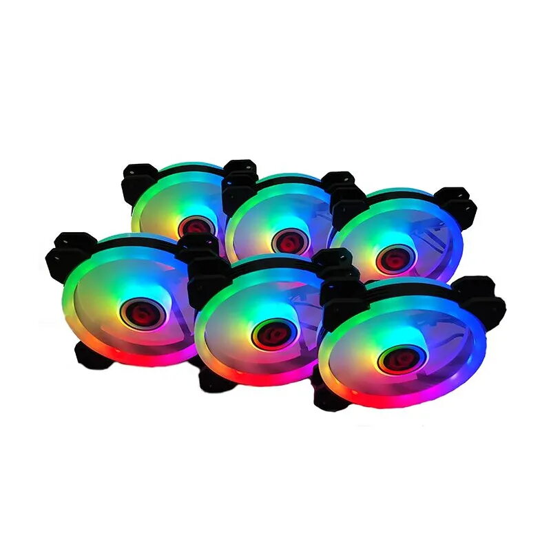 TaTius Tris Spectrum ARGB/Cronos Kit de 6 Ventiladores 120 MM Negro