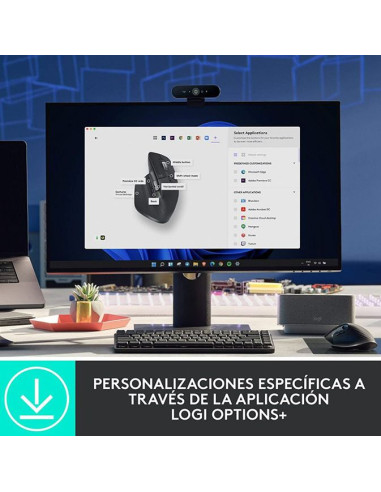 Logitech MX Master 3S - Ratón inalámbrico