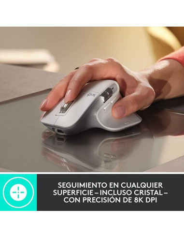 Logitech MX Master 3S - Ratón inalámbrico