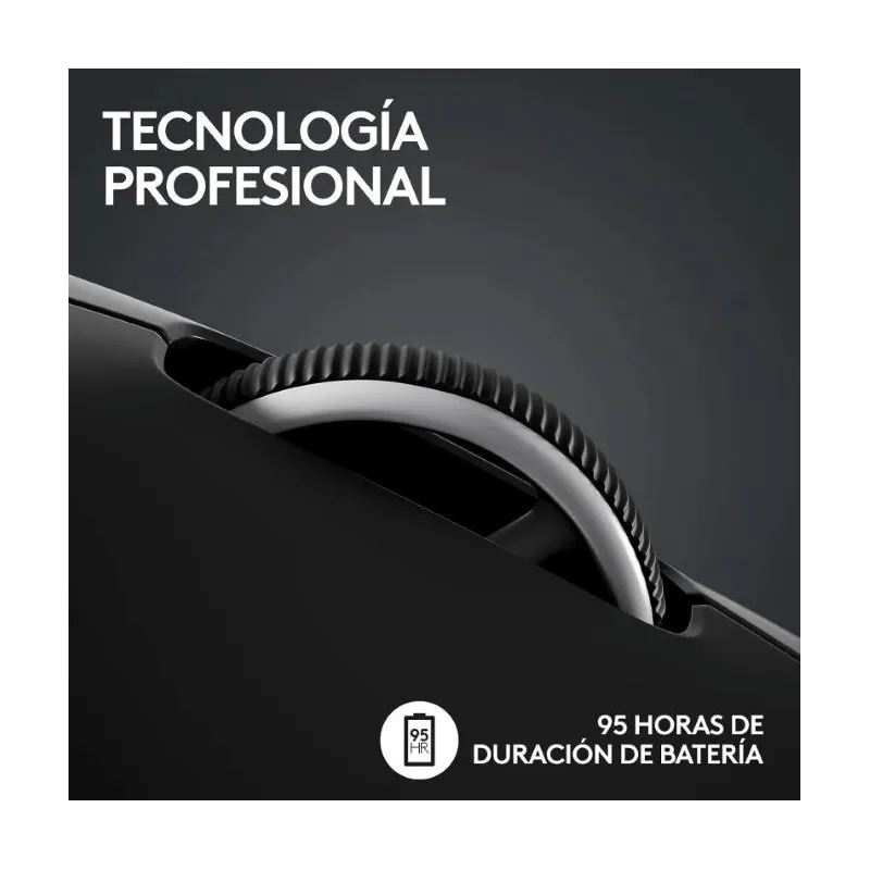 Logitech G Pro X Superlight 2 Black – Ratón gaming inalámbrico profesi