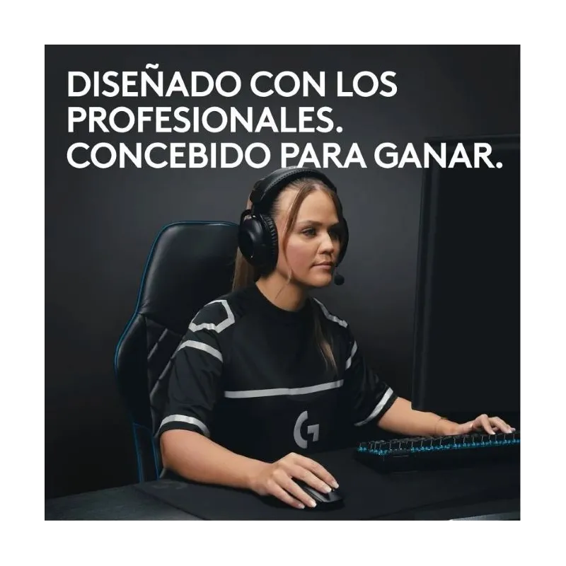 Logitech G Pro X Superlight 2 Black – Ratón gaming inalámbrico profesi