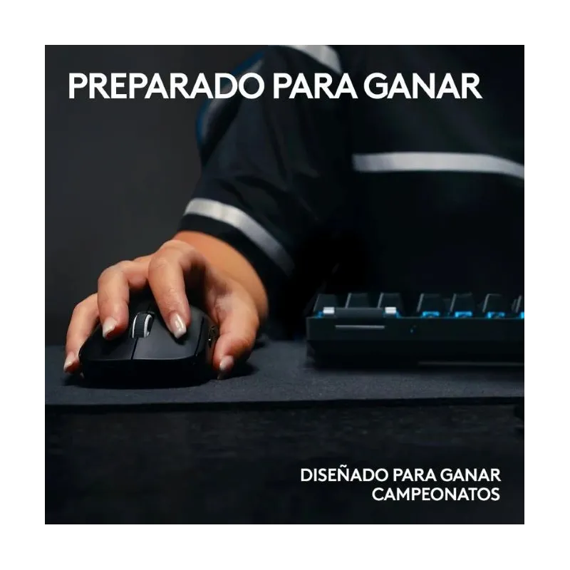 LoLitecL G Pro X Superlight 2 Black – Ratón gaming inalámbrico profesi