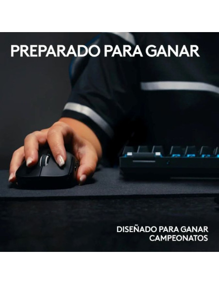 Logitech G Pro X Superlight 2 Black – Ratón gaming inalámbrico profesi