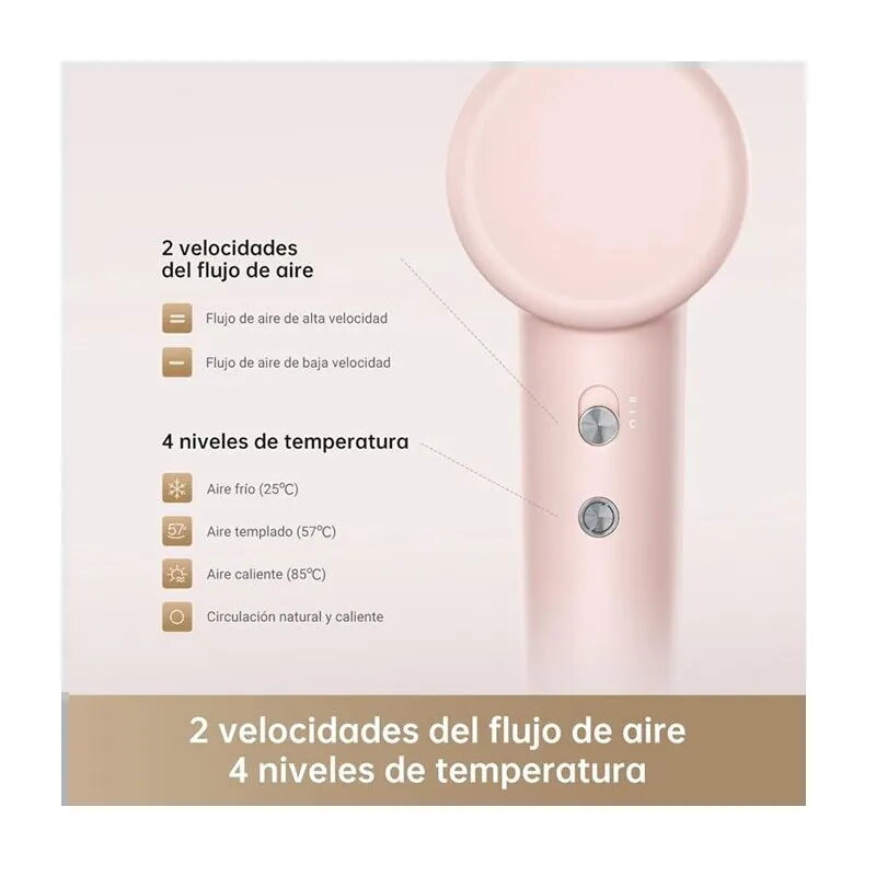 CoBprarDOnline Secador de pelo Dreame Gleam High-Speed Hair Dryer Pink
