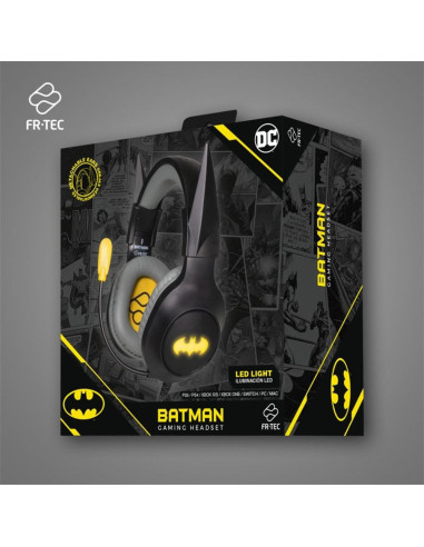 Comprar Online Auriculares FR-TEC Gaming DC Batman™ Luz