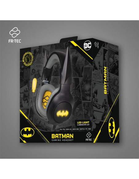 Comprar Online Auriculares FR-TEC Gaming Headset DC Batman™ Luz