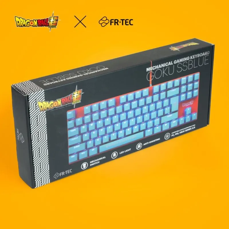 CoBprarDOnline Teclado FR-TEC PC Dragon Ball Super Keyboard Goku