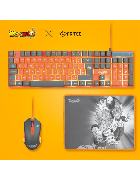 Buy Online Keyboard + mouse pad + mouse FR-TEC Dragon Ball Super