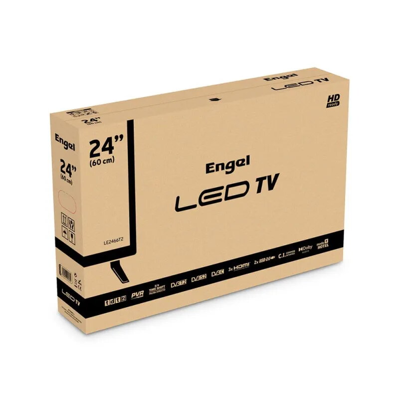 CoBprarEOnline Televisor Ever-LED 24" HD/T2 Black