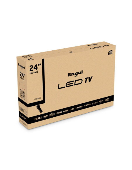 CoBprarEOnline Televisor Ever-LED 24" HD/T2 Black