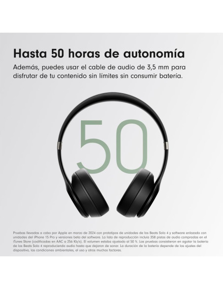 VeBta oBline de Auriculares Wireless Bluetooth Beats Negro Mate