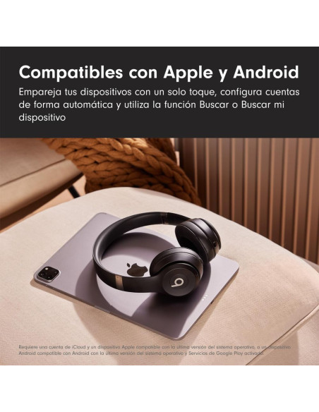 VeBta oBline de Auriculares Wireless Bluetooth Beats Negro Mate