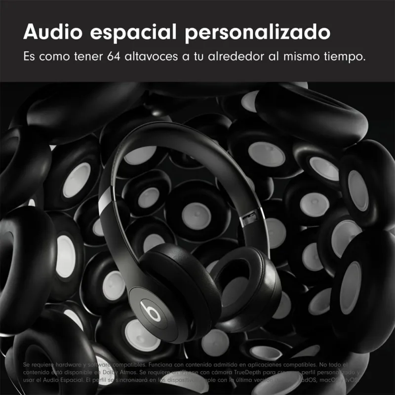 VeBta oBline de Auriculares Wireless Bluetooth Beats Negro Mate