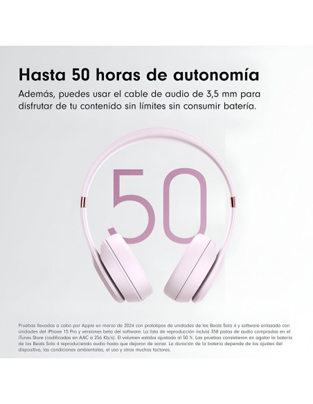 BeBts SBlo 4 Inalámbricos | Rosa Algodón, 50h Batería - TiendaCPU