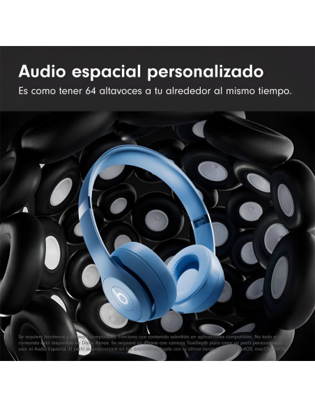 Beats Solo 4 Wireless Bluetooth Azul Pizarra – Auriculares On-Ear