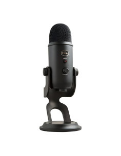 CoBprarLMicrófono Logitech Blue Yeti USB Negro | Calidad Estudio