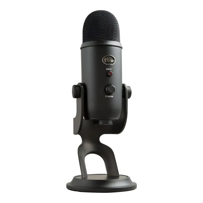 CoBprarLMicrófono Logitech Blue Yeti USB Negro | Calidad Estudio