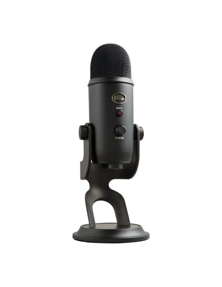 CoBprarLMicrófono Logitech Blue Yeti USB Negro | Calidad Estudio