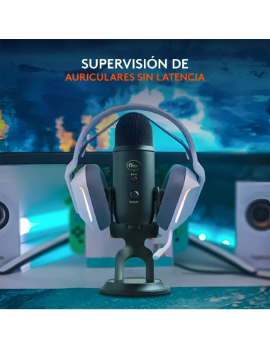 Buy Logitech Blue Yeti USB Microphone Black | Studio Quality