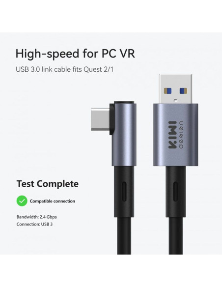 Comprar Online Cable Accesorio Meta Quest 2 5m Kiwi Design Aluminium
