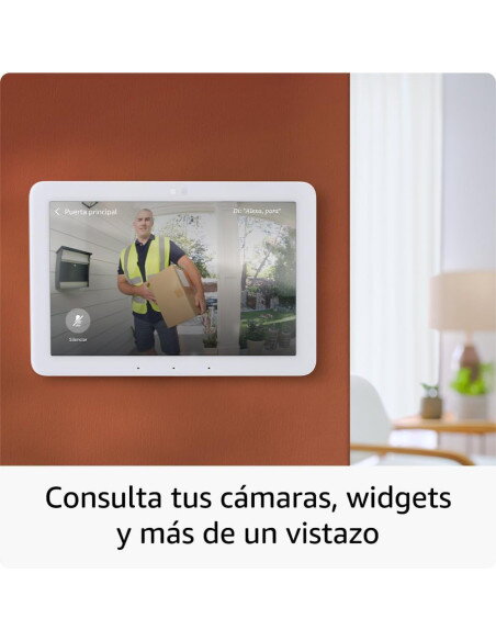 Cuadro de mandos de Hogar digital Amazon Echo Hub con pantalla de 8" y Alexa Compatible con miles de dispositivos