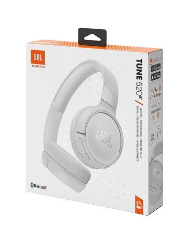 Auriculares JBL Tune 520BT Blanco  - TiendaCPU