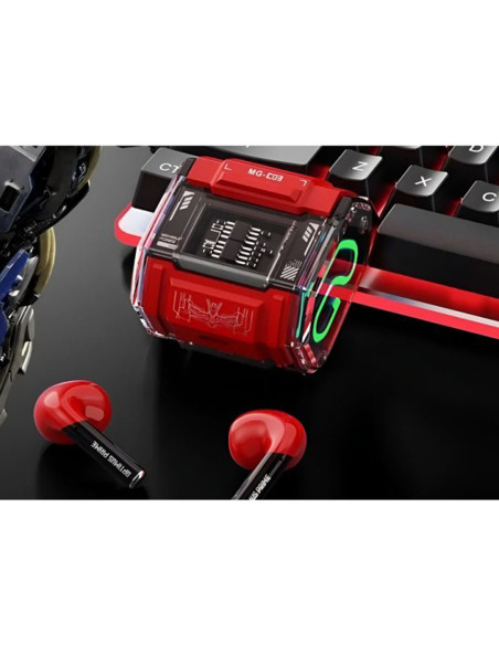Comprar online Auriculares TWS Transformers MG-C03 red