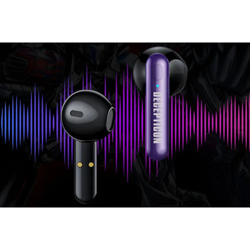 AuTiculTres TWS Transformers TF-T03 purple - Auriculares Transformers