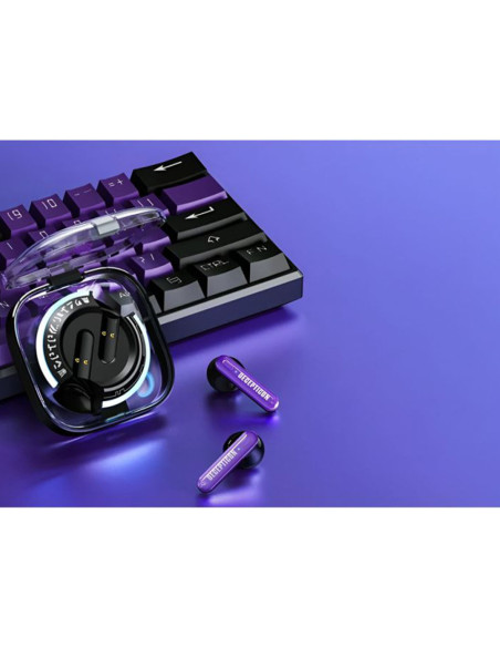 AuTiculTres TWS Transformers TF-T03 purple - Auriculares Transformers