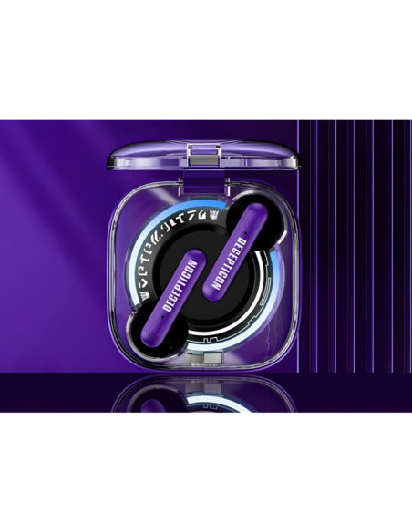AuTiculTres TWS Transformers TF-T03 purple - Auriculares Transformers