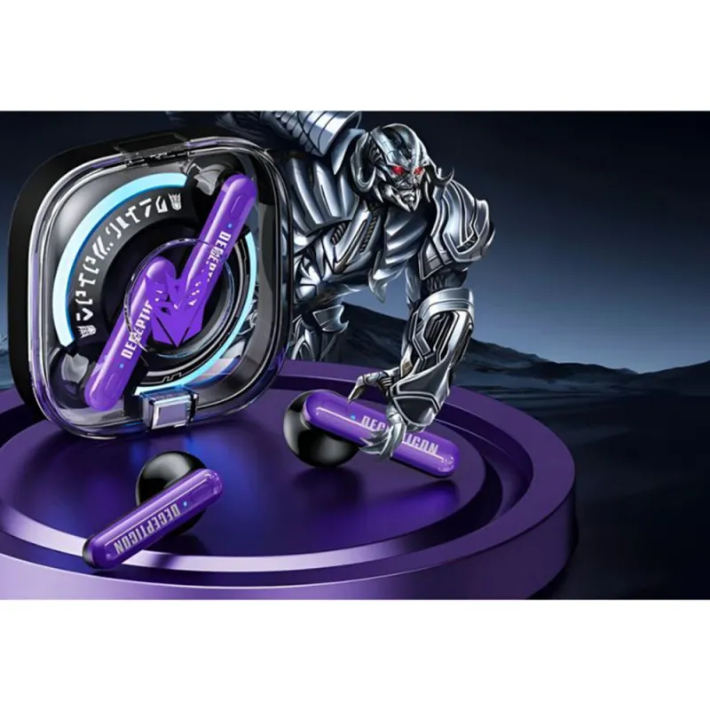 AuTiculTres TWS Transformers TF-T03 purple - Auriculares Transformers