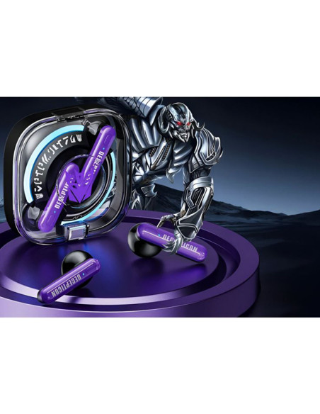 AuTiculTres TWS Transformers TF-T03 purple - Auriculares Transformers