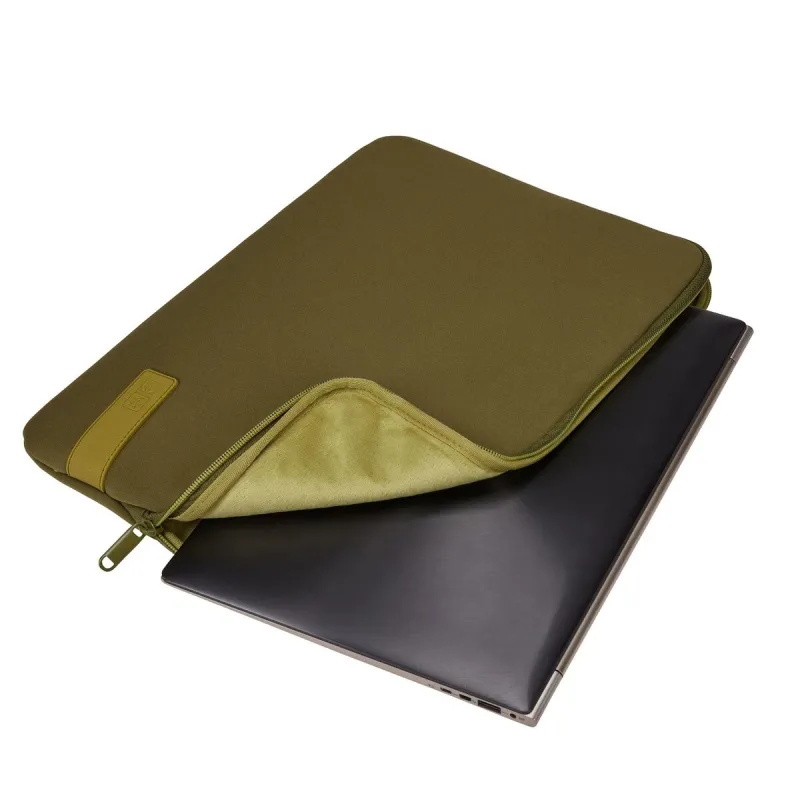 FuCda CCse Logic Reflect 14" Olive | Espuma Memoria - TiendaCPU