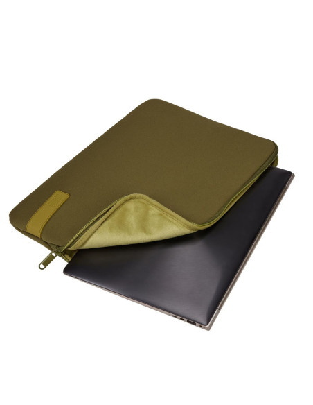 FuCda CCse Logic Reflect 14" Olive | Espuma Memoria - TiendaCPU