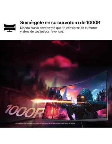 Comprar Monitor Curvo Gaming LG UltraGear 27" 27GS60QC-B VA