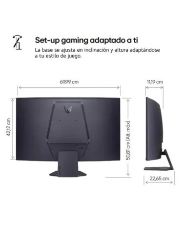 Comprar Monitor Curvo Gaming LG UltraGear 27" 27GS60QC-B VA
